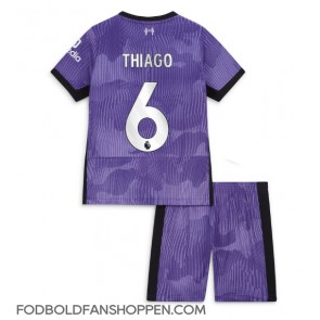 Liverpool Thiago Alcantara #6 Tredjetrøje Børn 2023-24 Kortærmet (+ Korte bukser)